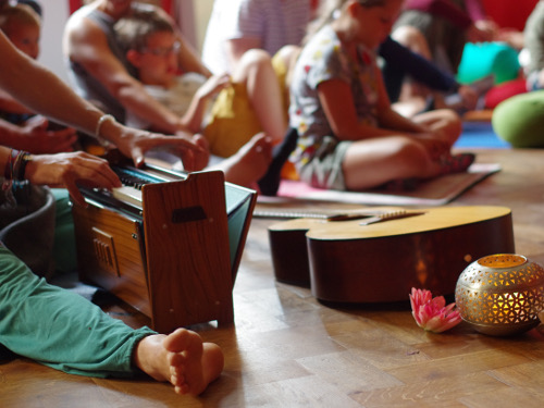 Musizieren beim Retreat Musizieren beim Retreat